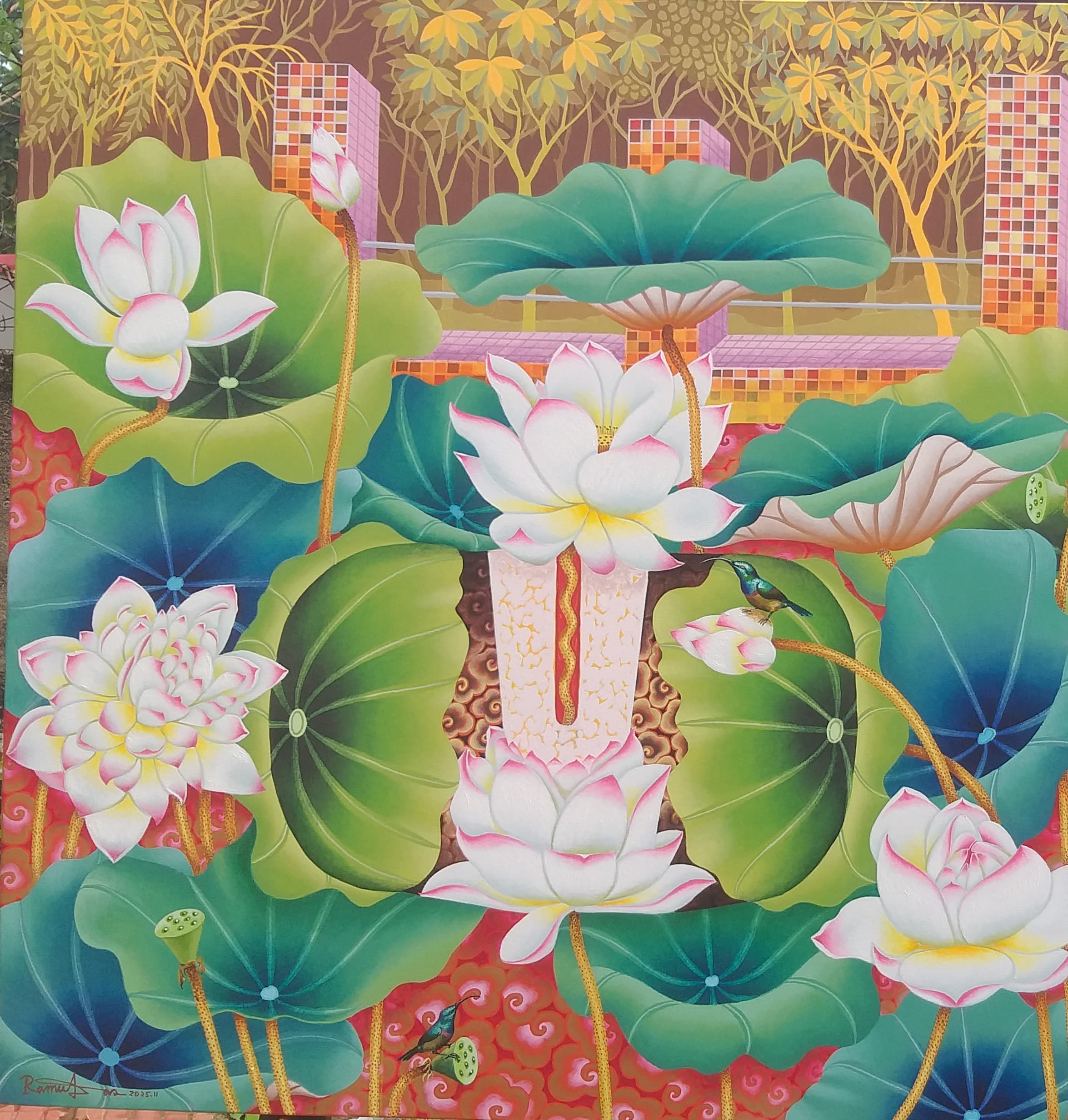 Vishnu in the Lotus Pond