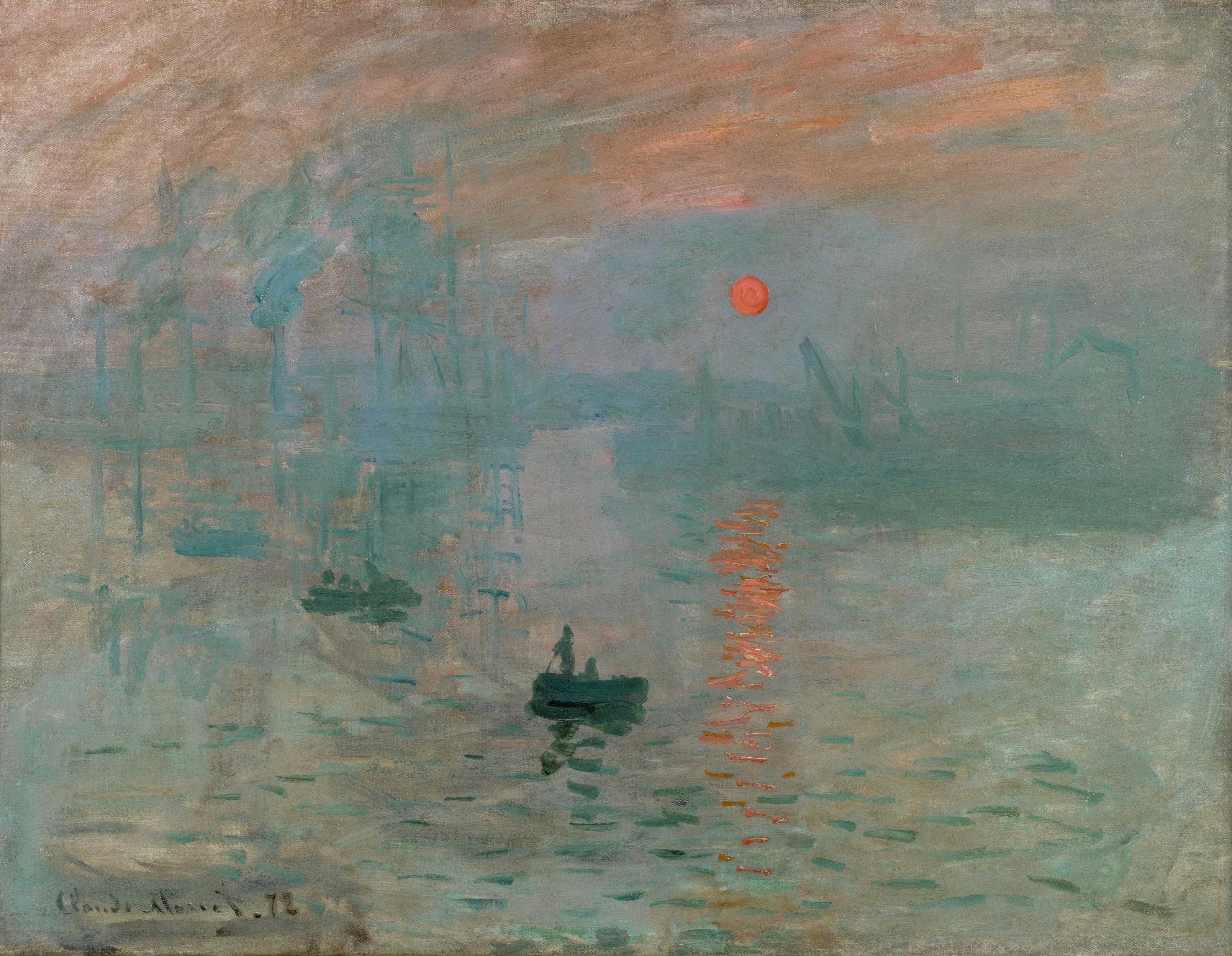 Impression, Sunrise — Claude Monet (reproduction print)